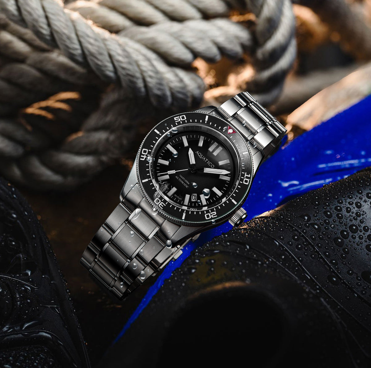 black dial tritium watch for sale