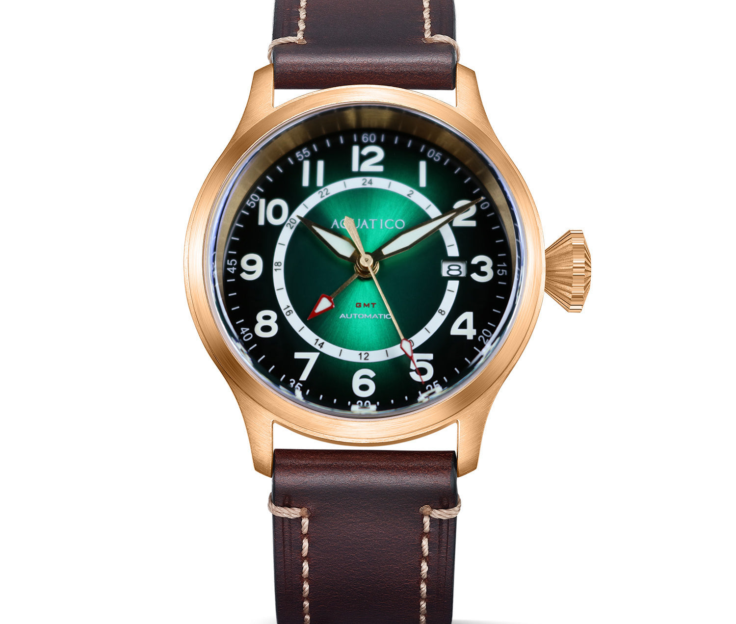 Gradient Green Dial Watch for Sale