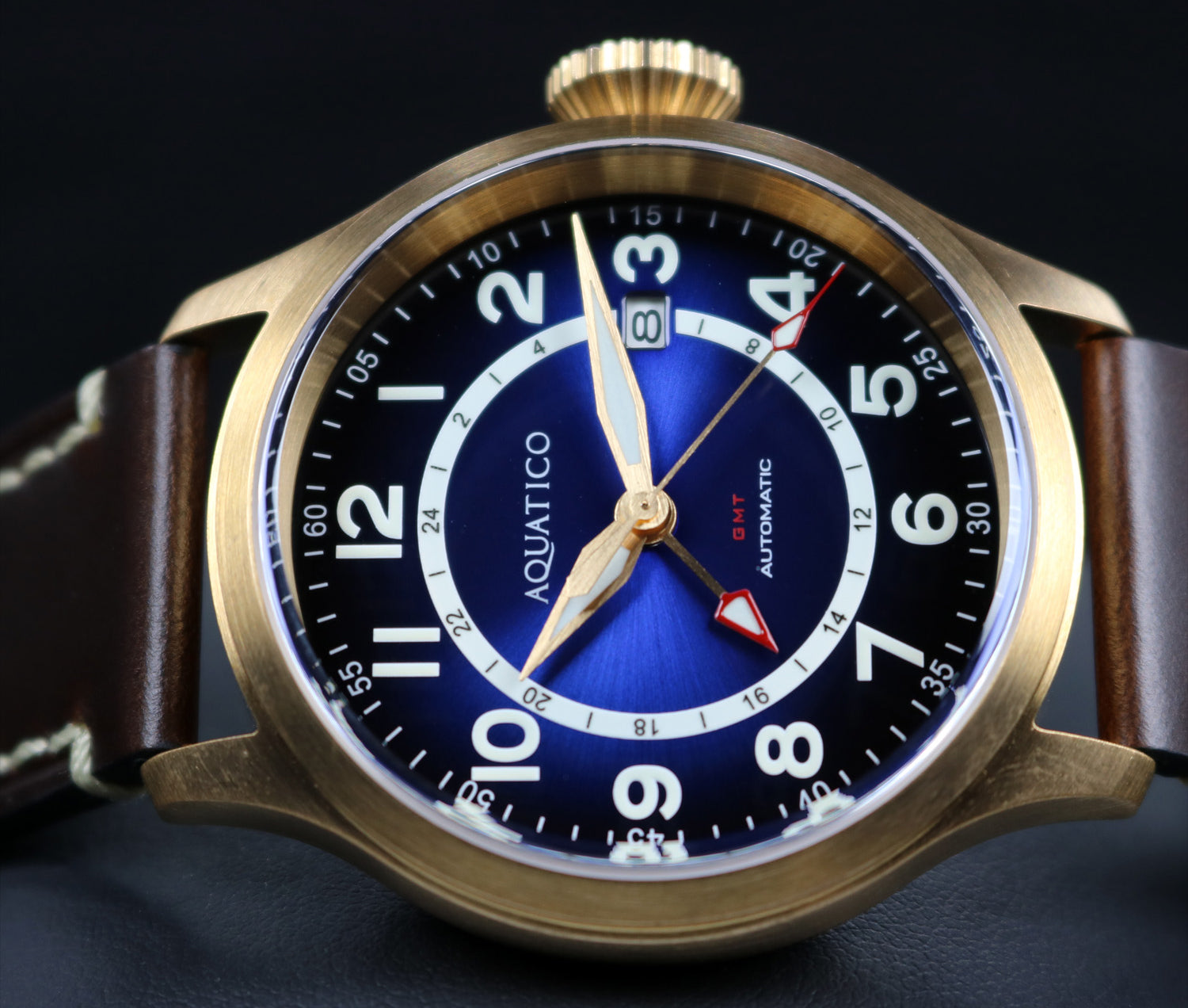 Gradient Blue Dial Watch for sale