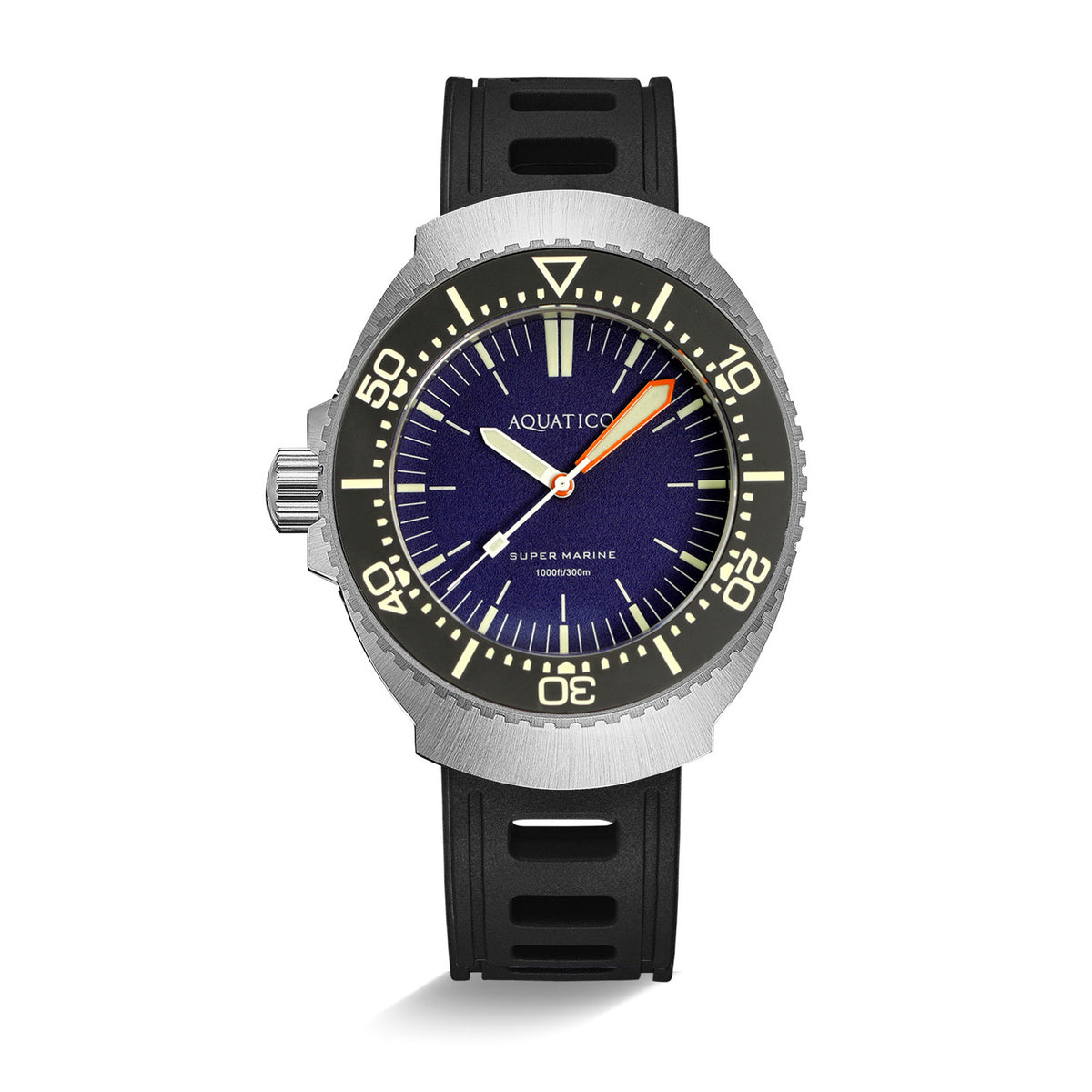 Aquatico Super Marine Blue Dial (Miyota 9015) Left Crown