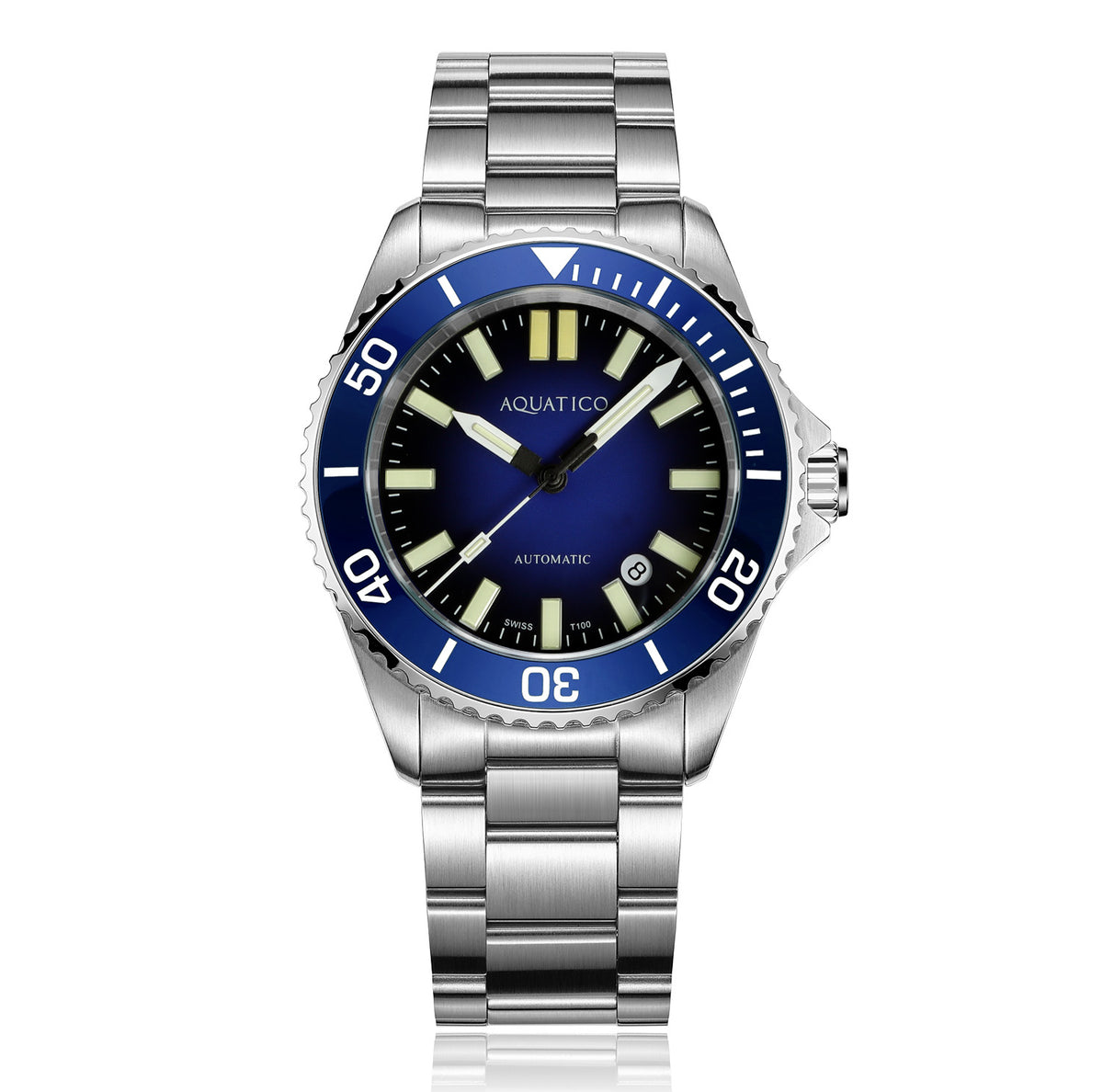 Men's Tritium Watch with Blue Dial