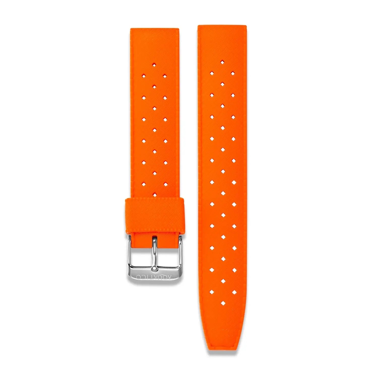 22mm Orange tropic rubber strap aquaticowatchshop