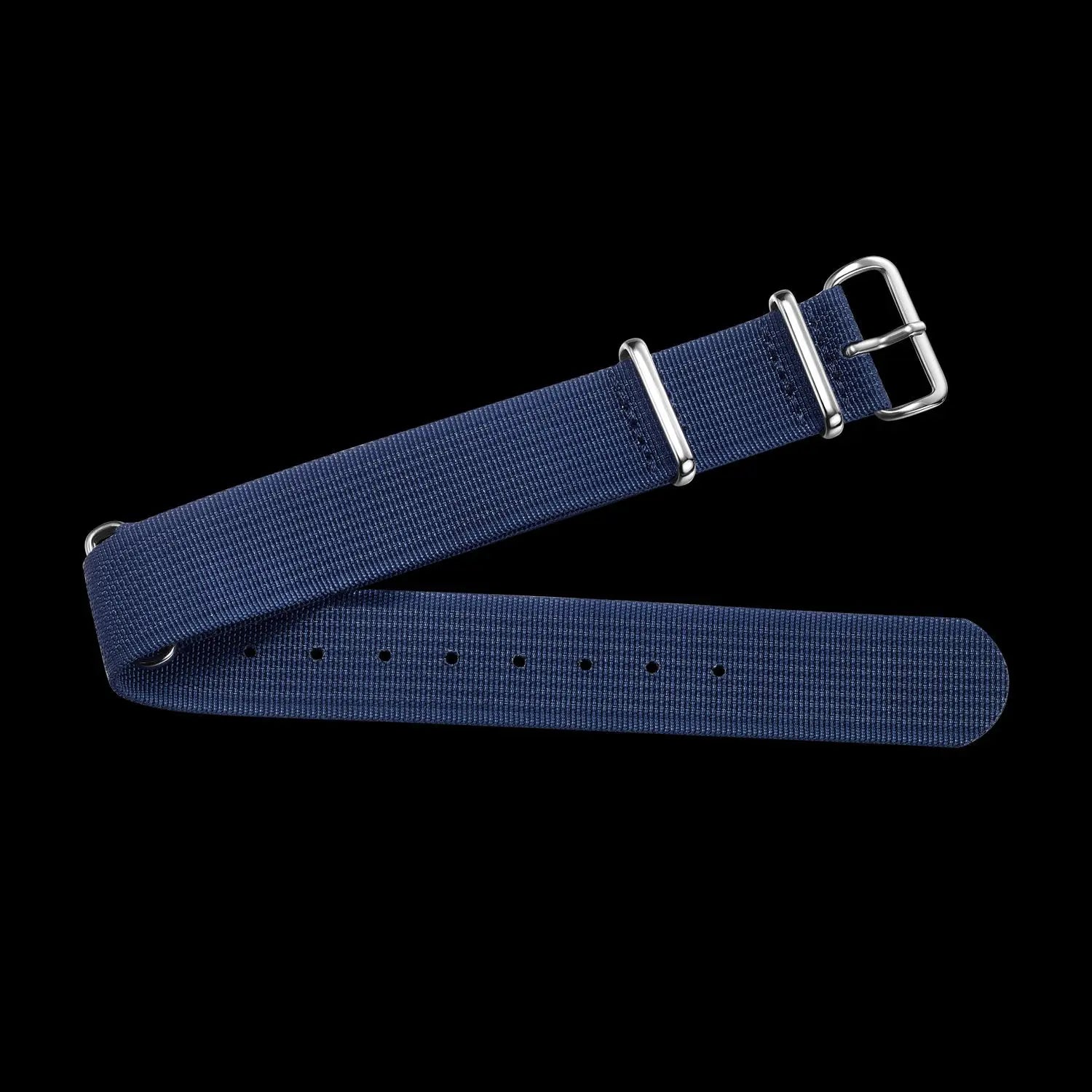 Aquatico Blue Nato Watch Strap 20mm aquaticowatchshop