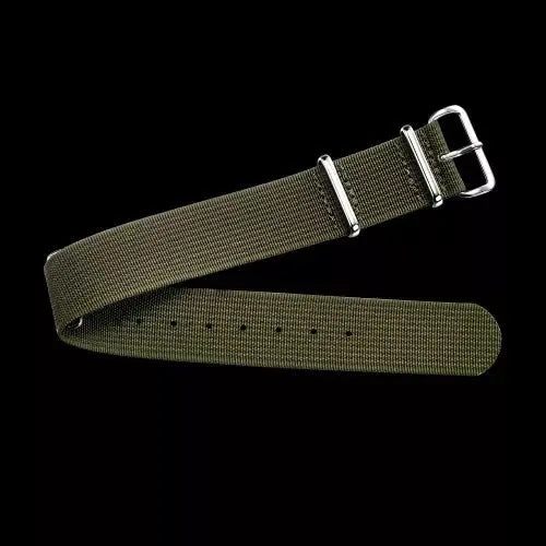 Aquatico Green Nato Watch Strap 22mm aquaticowatchshop