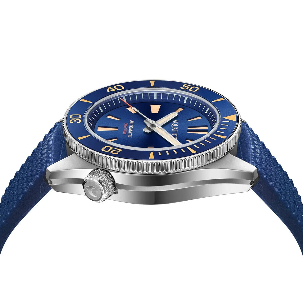 Aquatico Poseidon Blue Dial Blue Ceramic Bezel Watch (NH35) aquaticowatchshop