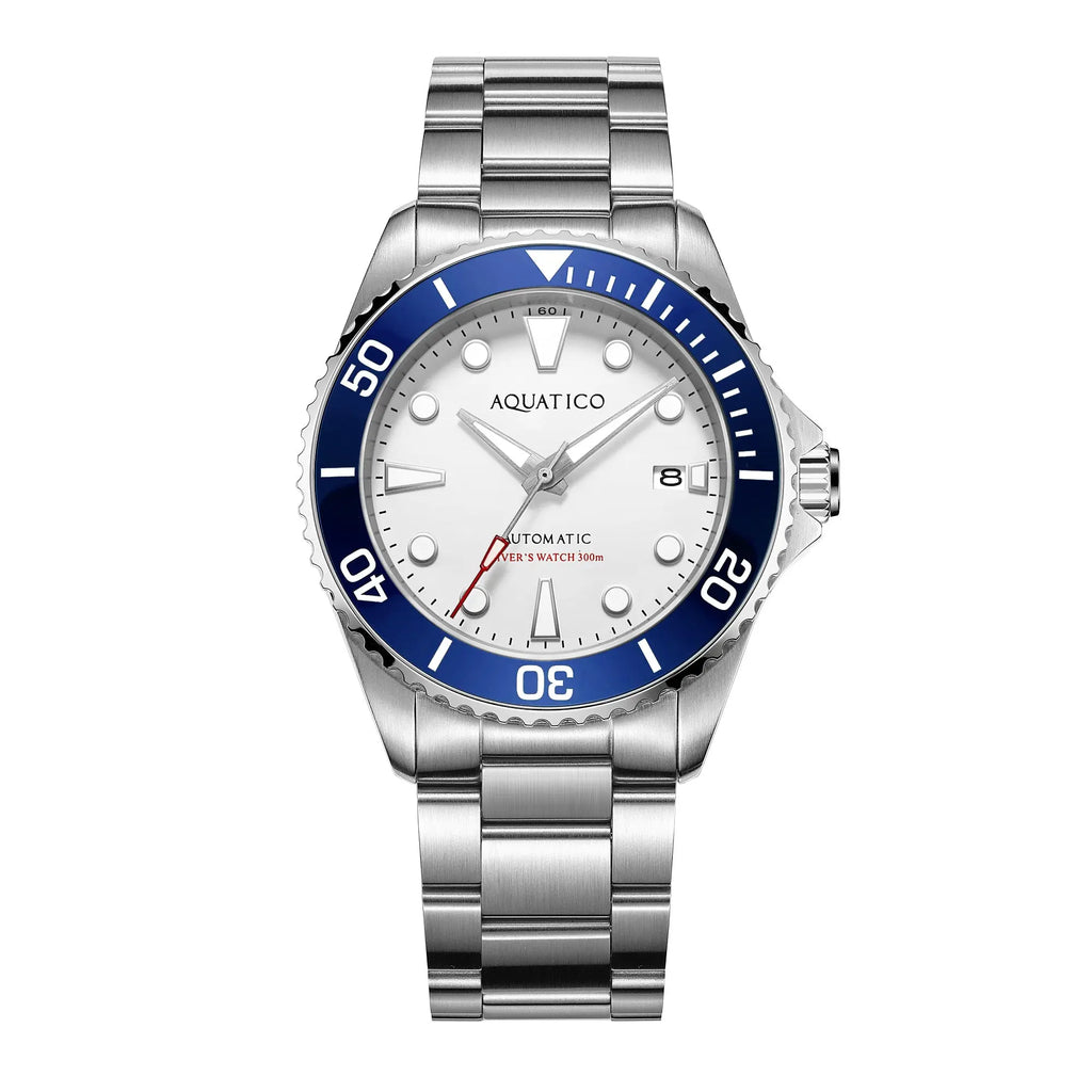 white dial dive watch