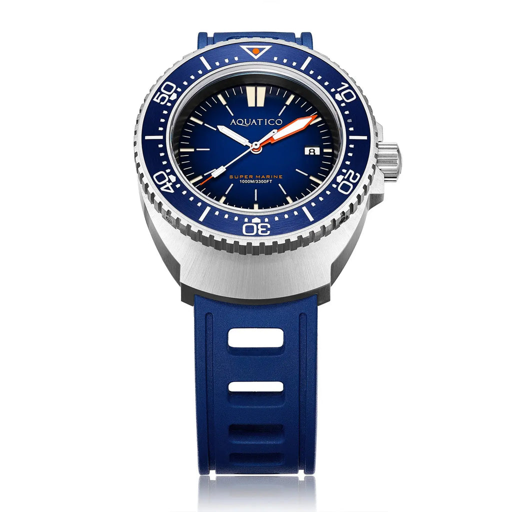 Super Marine dive watch blue dial (PT5000)(Launch Special) aquaticowatchshop