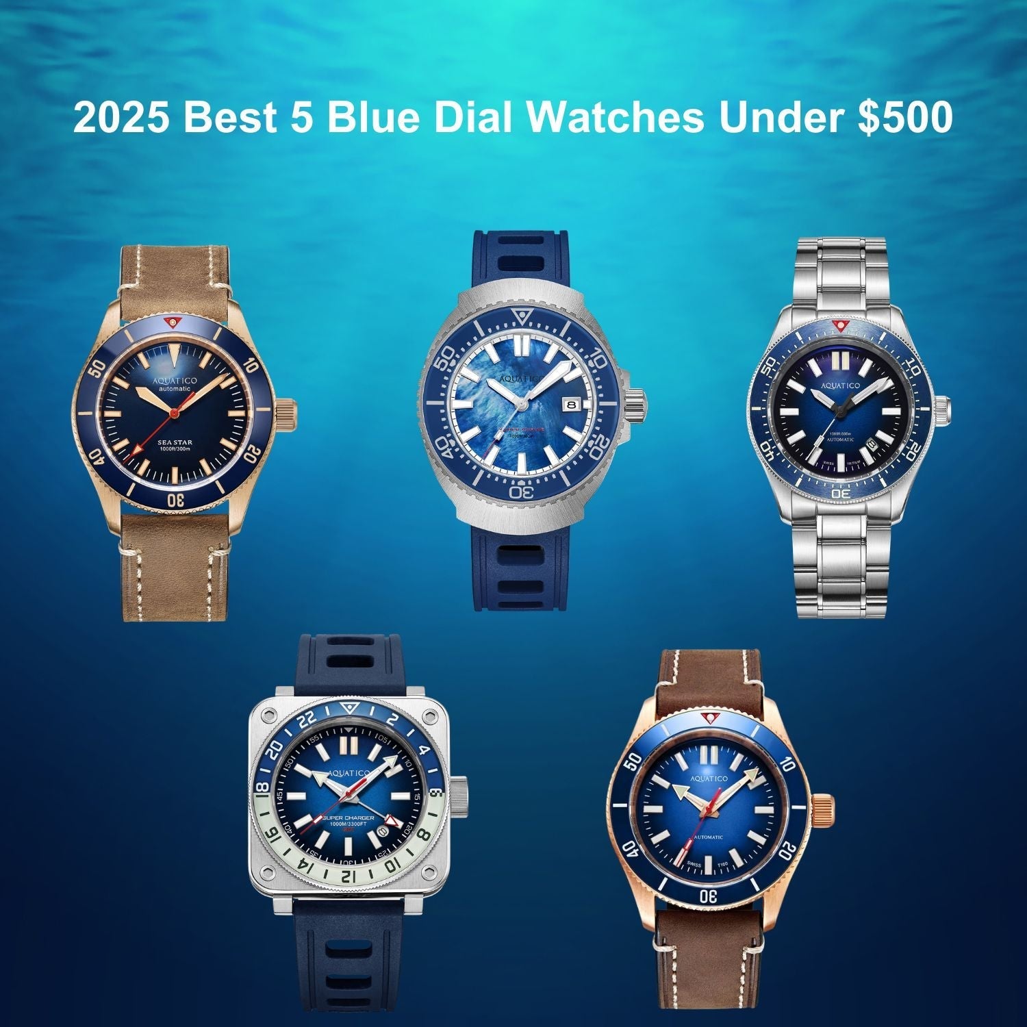 2025 Best 5 Blue Dial Watches Under $500