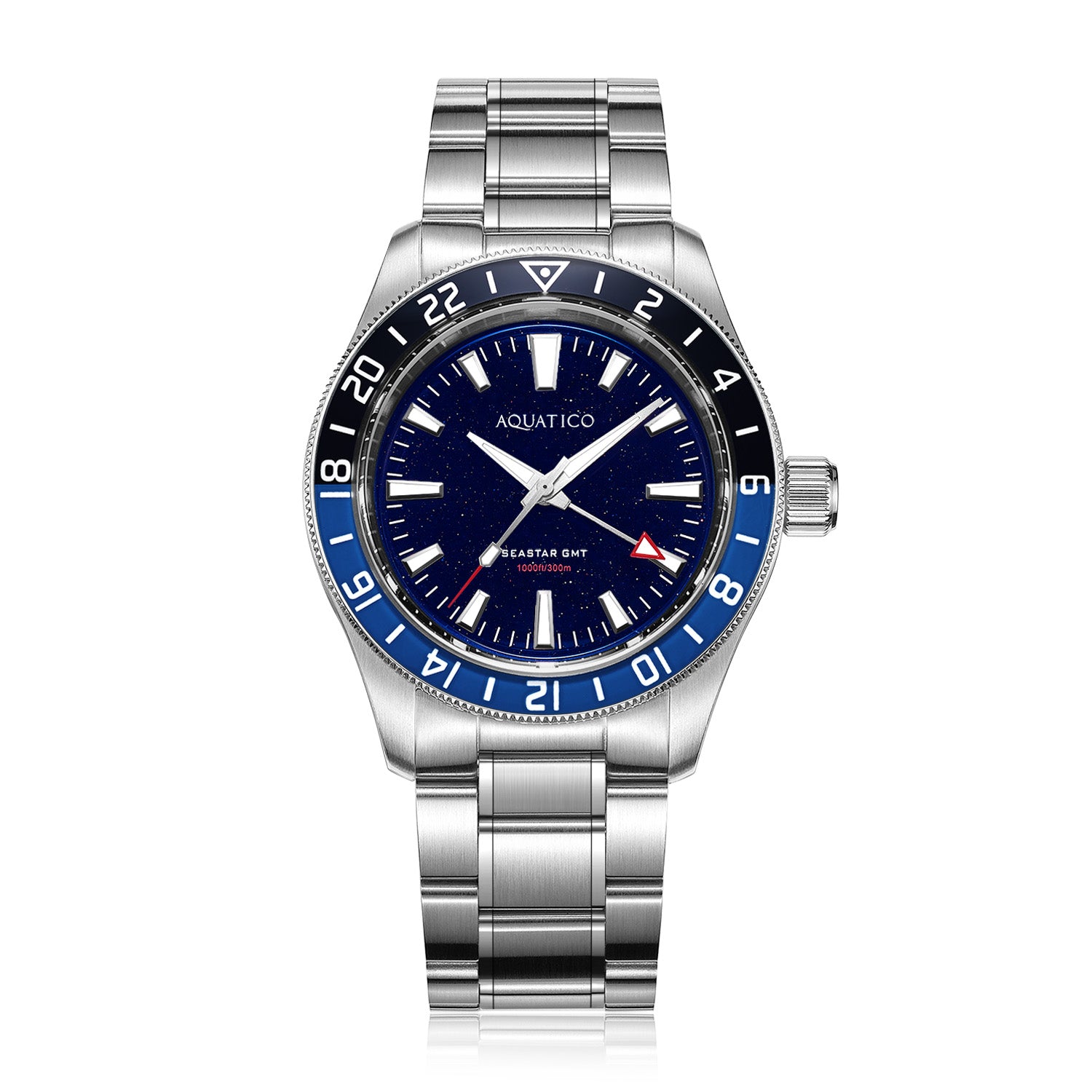 Sea Star GMT Blue Aventurine Dial Watch