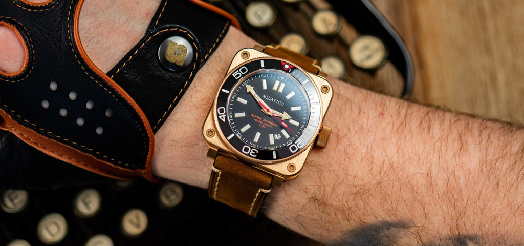 bronze automatic watch for men