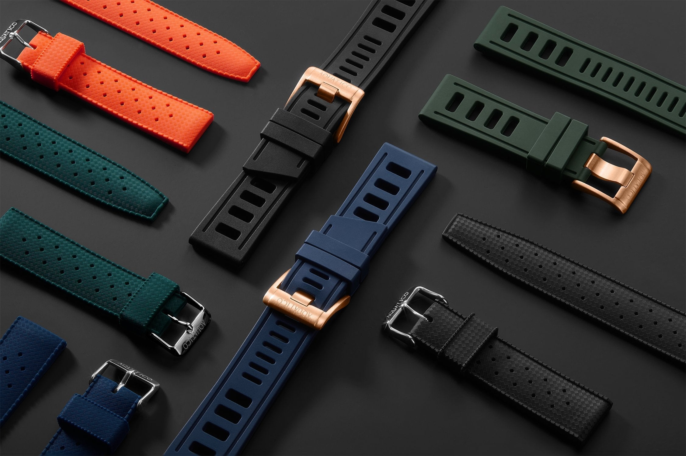 fkm rubber watch strap