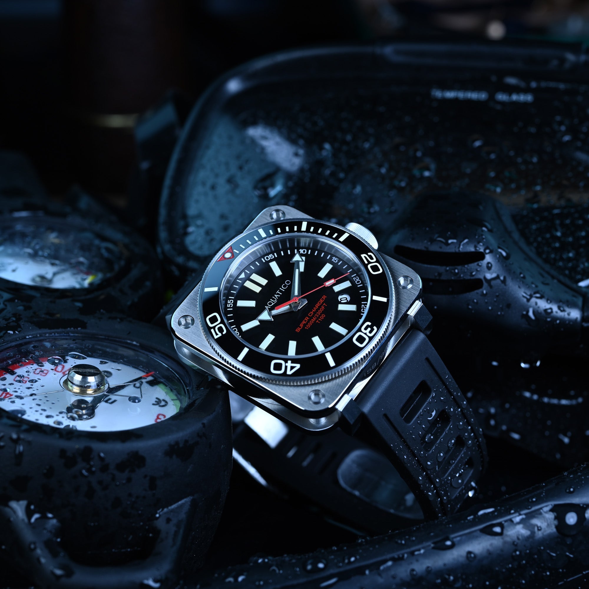 Steel Man Tritium Dive Watch