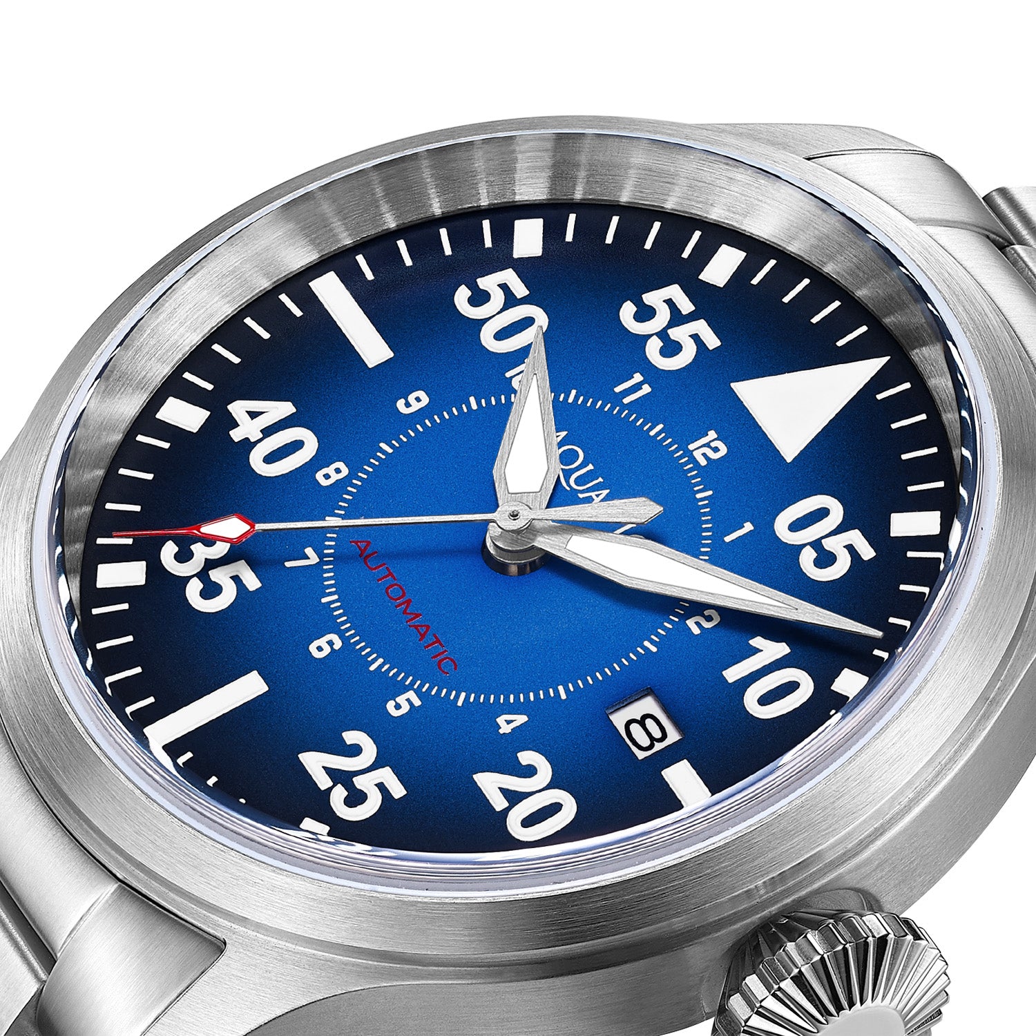 Explore Time in Style: Shop Gradient Blue Dial Automatic Pilot