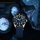 42mm Bronze Dive Watch with Black Dial and Automatic Movement