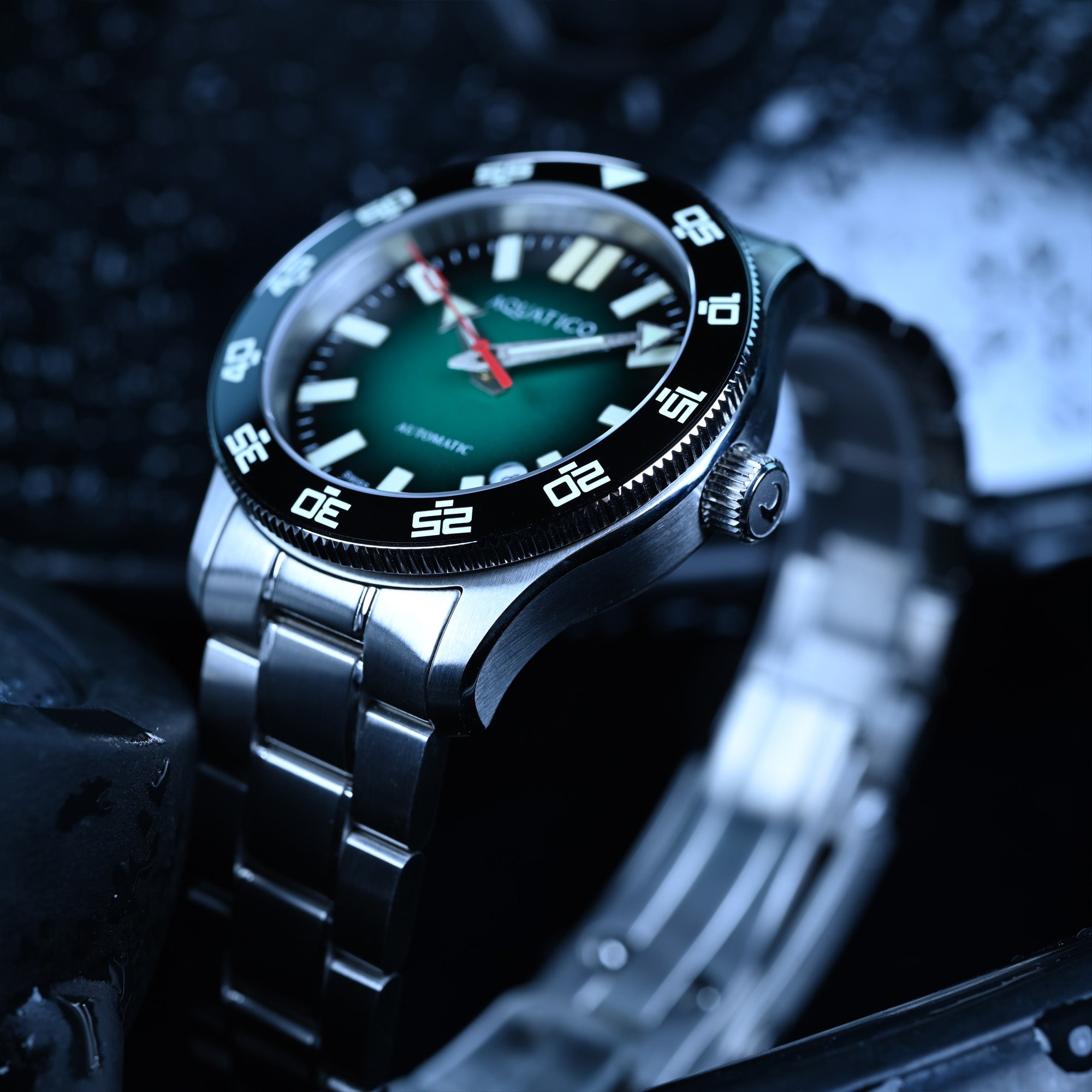 Swiss T100 Green Dial Automatic Watch