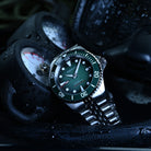 affordable green dive watch