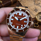 Bronze Red Aventurine Dial Automatic Watch for sale