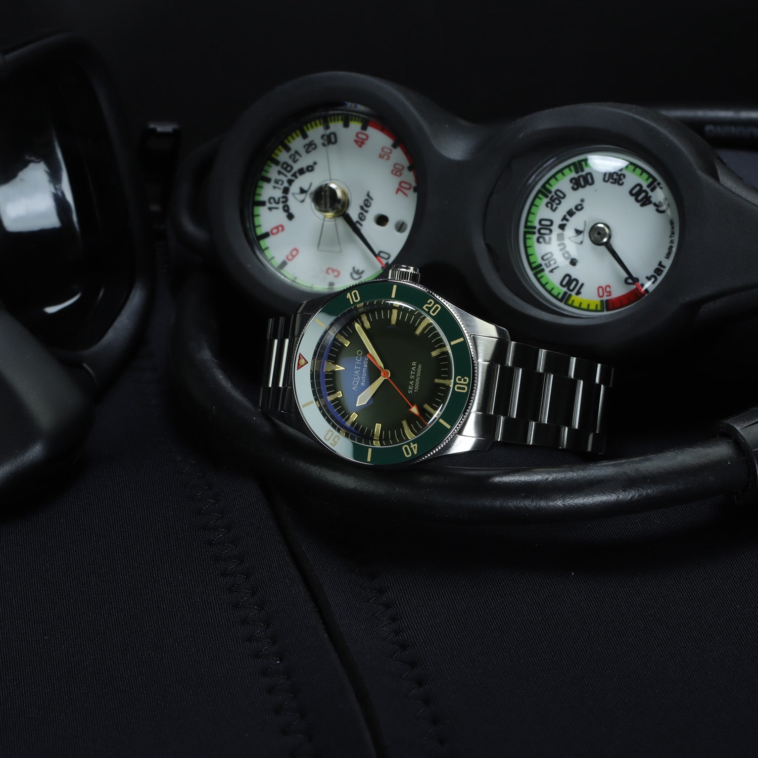 Shop the best green dial dive watch automatic with ceramic bezel