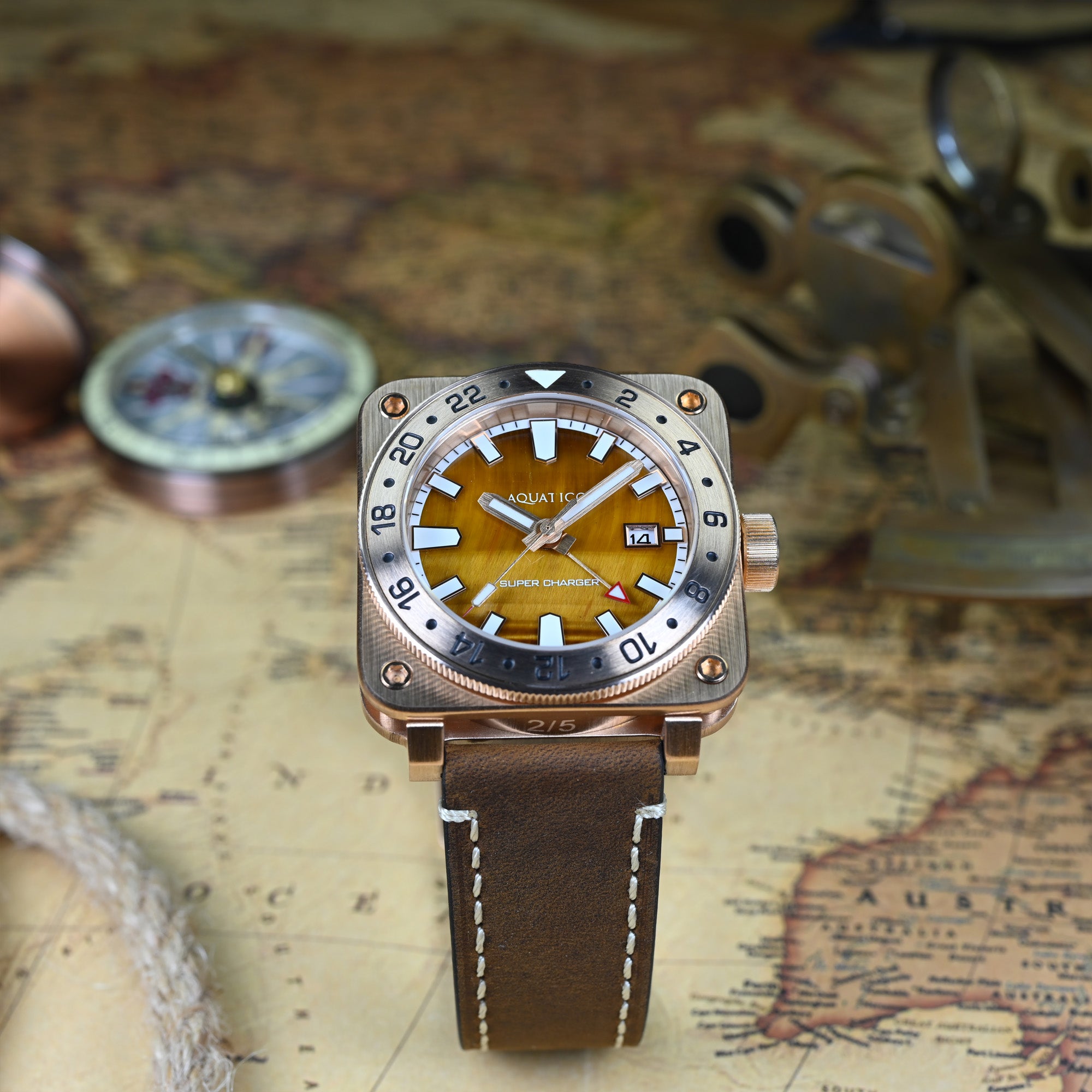 Best Tiger Eye Dial Watch for Sale by Aquatico