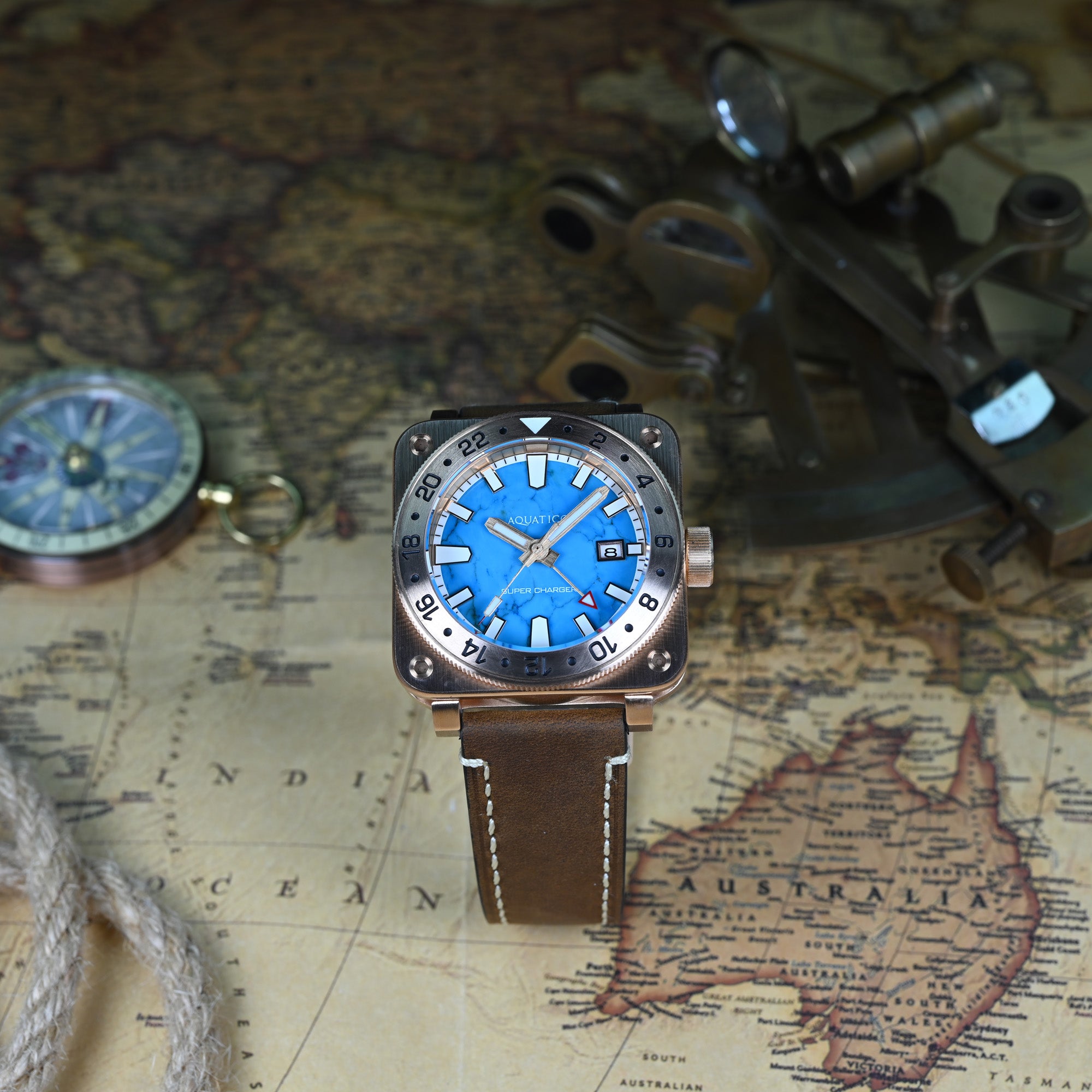 Best Turquoise Stone Dial Watch for Sale – Luxury Automatic