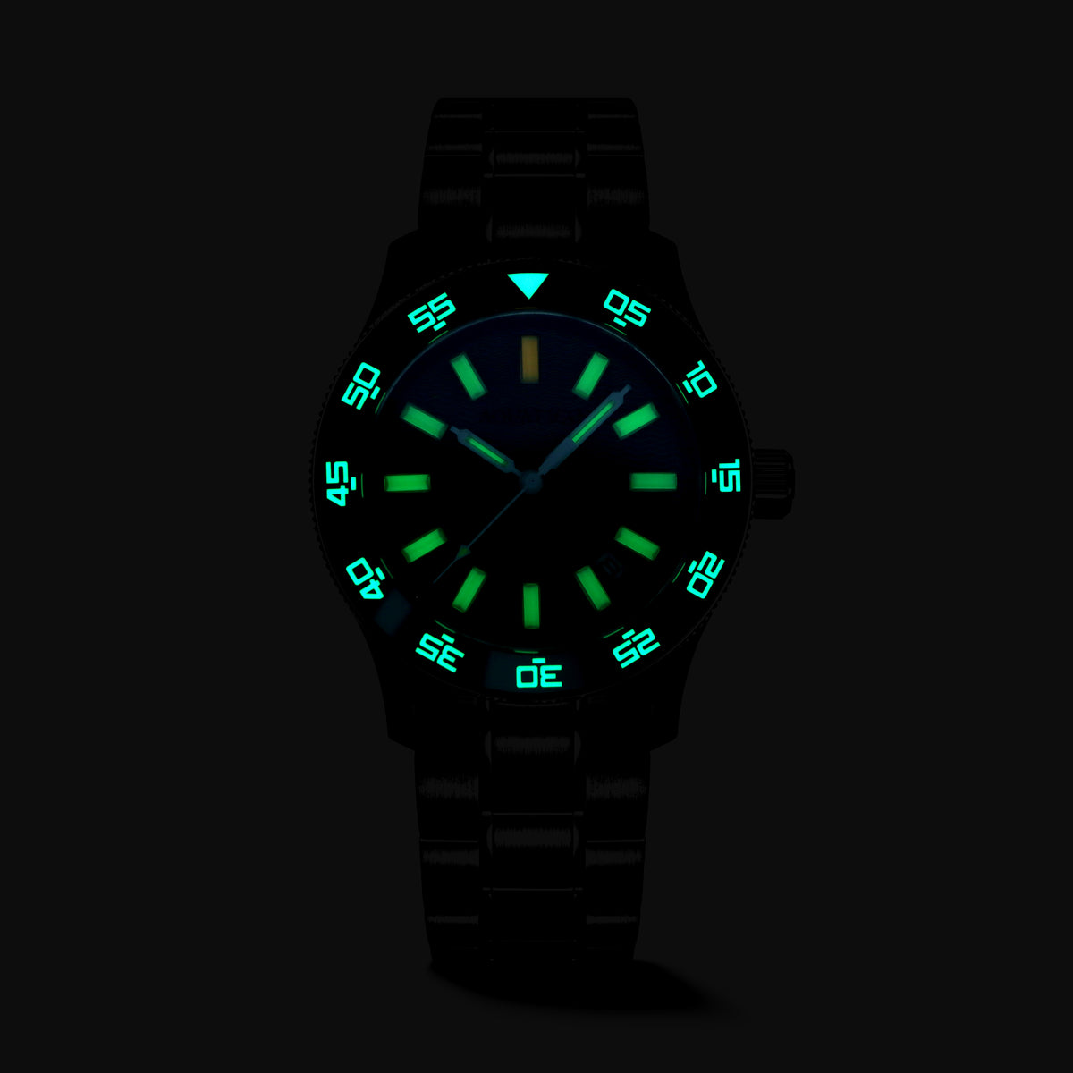 Blue Dial Automatic Tritium Watch for Sale – Glow Anytime, Anywhere ...