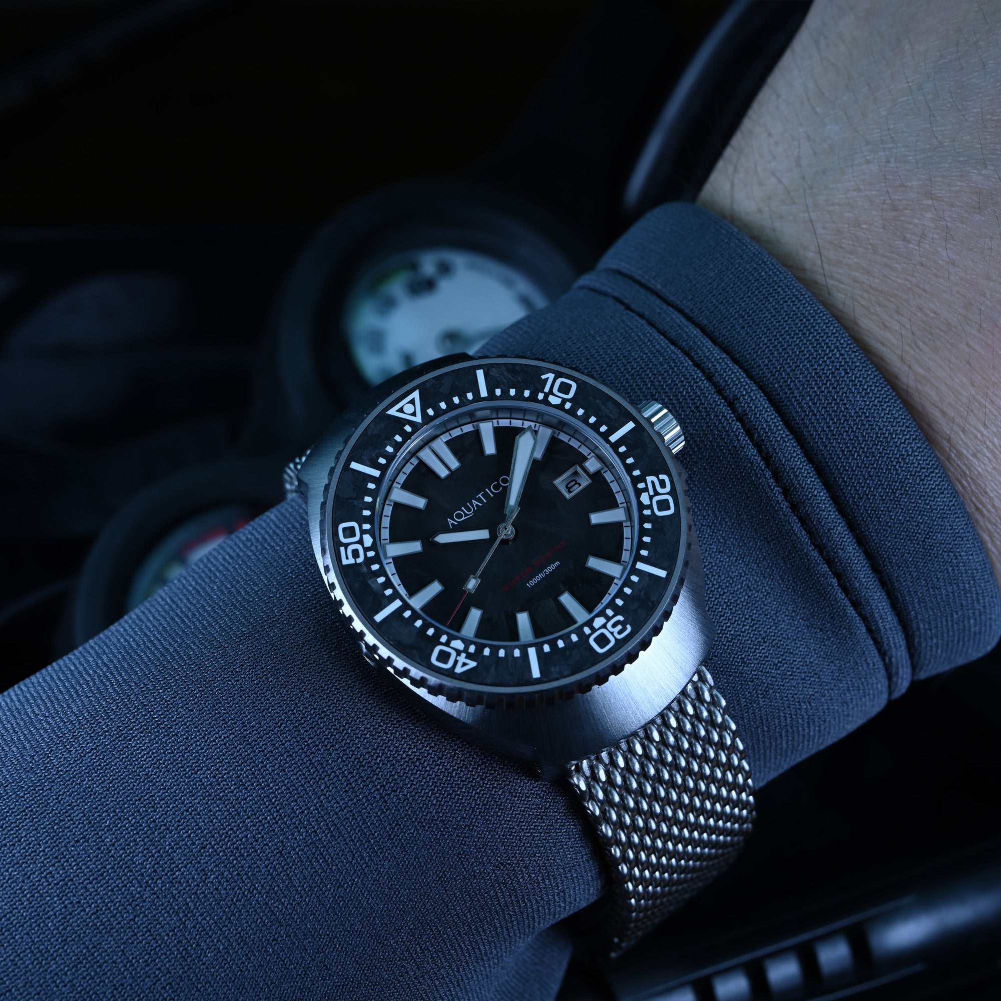 Elevate Your Wrist: Discover Gradient Green Dial Automatic Pilot